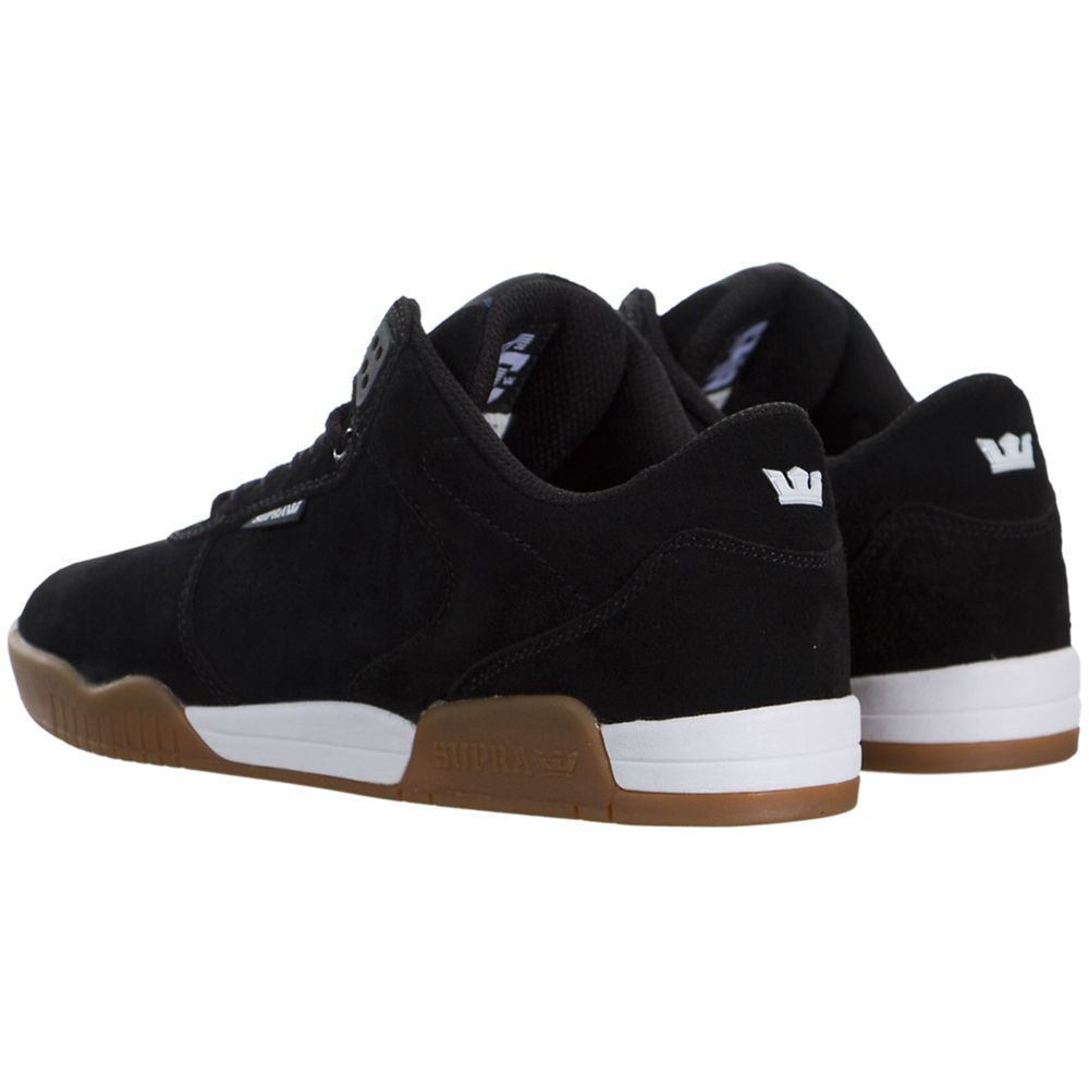 Baskets Basses Supra Ellington Noir Black/Gum Homme | EHZ-78570587